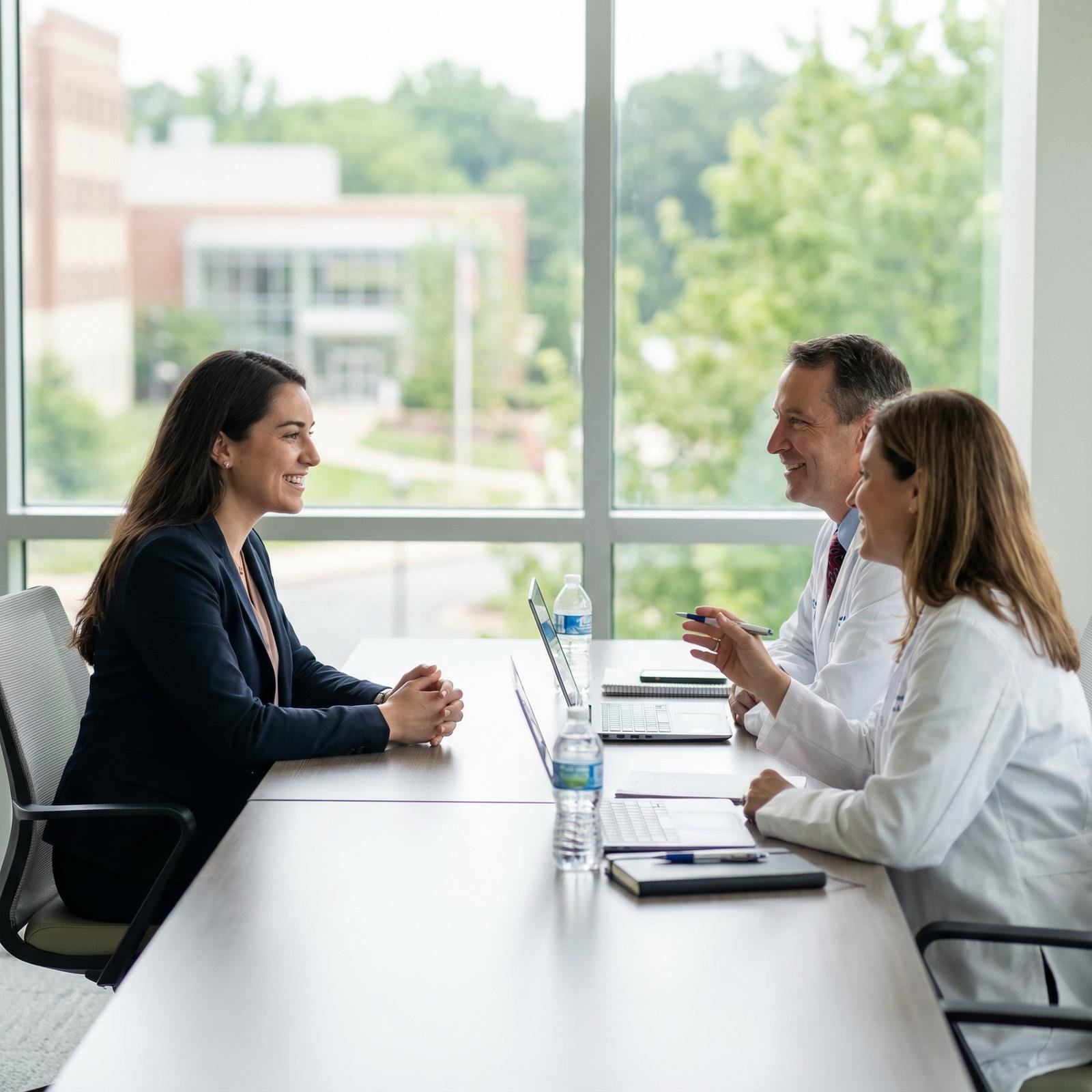 Flexible contract staffing team in a healthcare setting