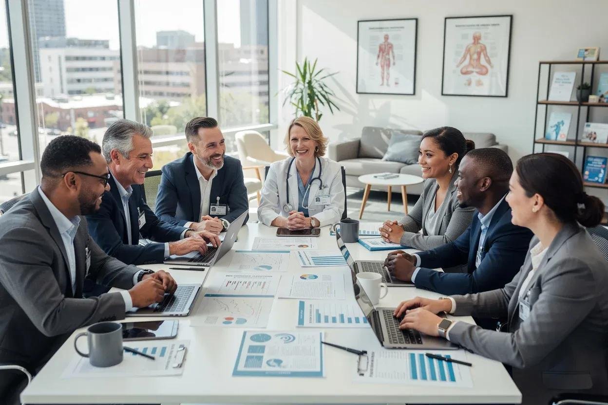 Healthcare professionals ready for contract assignments